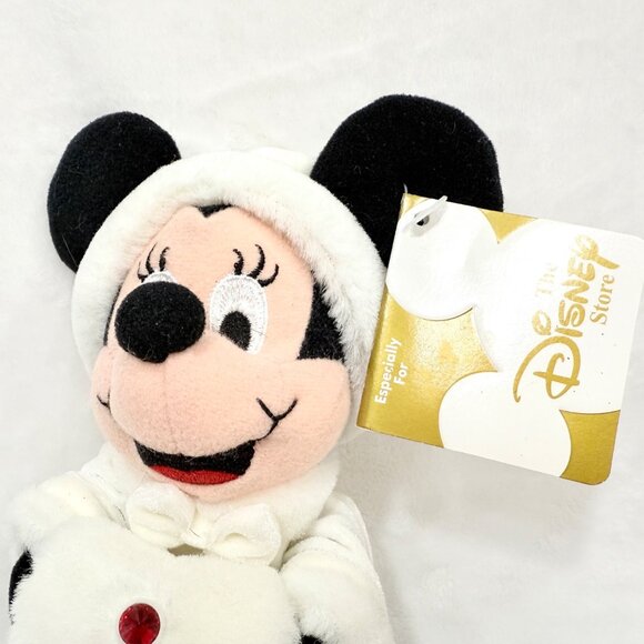 Disney Store Minnie Mouse Plush Winter Outfit - January Birthstone - Picture 5 of 8